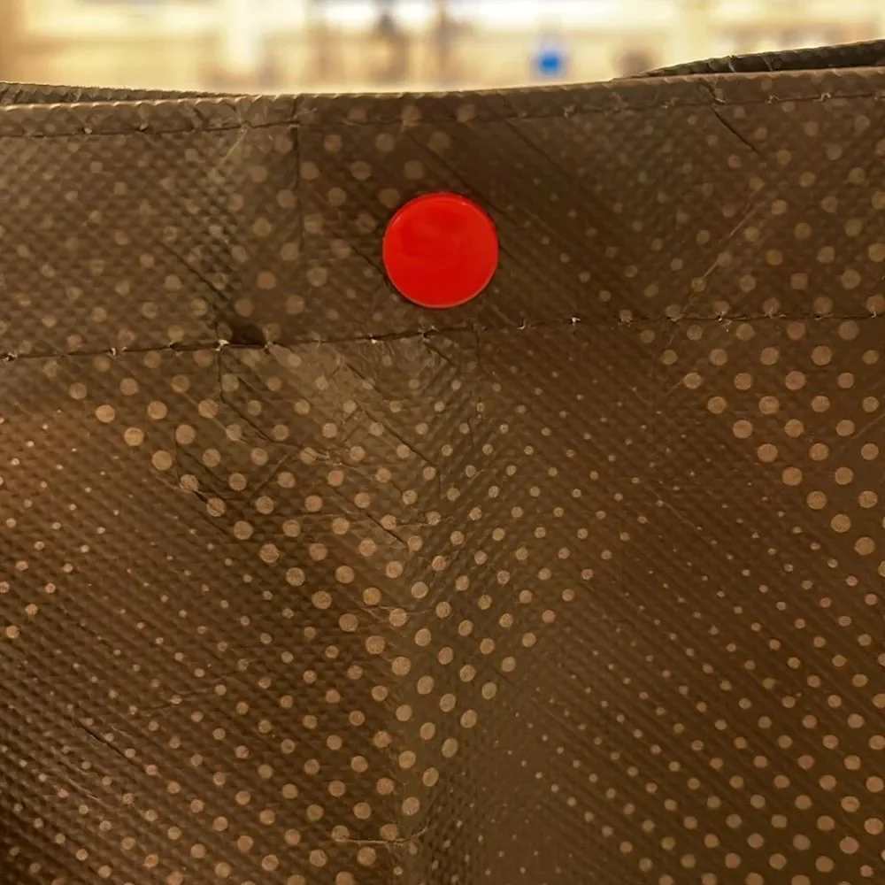 Reusable Peloton Bag/Tote with Red Snap